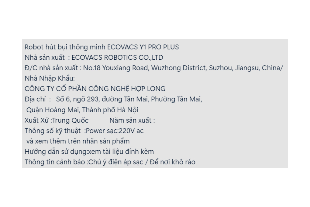 Robot hút bụi lau nhà Ecovacs Deebot Y1 PRO PLUS - 11