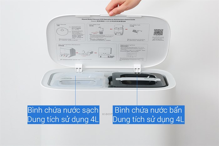 Robot hút bụi lau nhà Xiaomi X20 Màu Trắng