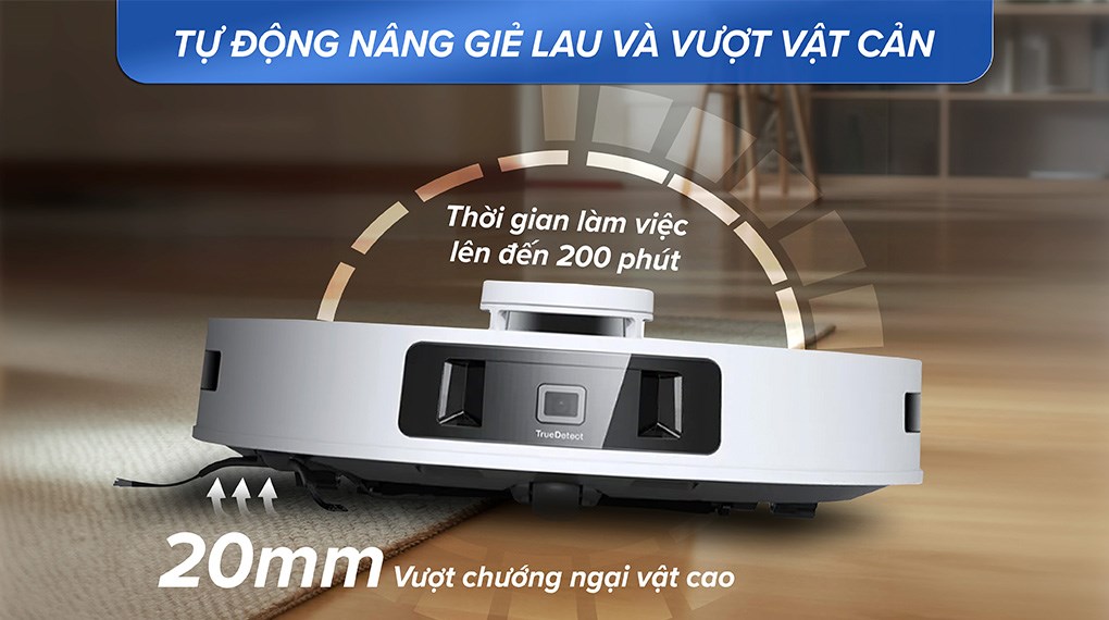 Robot hút bụi lau nhà Ecovacs T30 PRO OMNI - Trắng