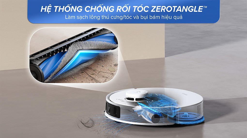 Robot hút bụi lau nhà Ecovacs T30 PRO OMNI - Trắng