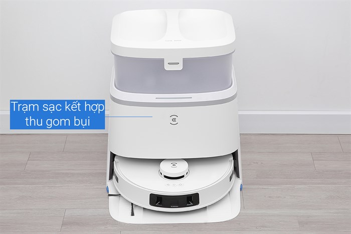 Robot hút bụi lau nhà Ecovacs T30 PRO OMNI - Trắng Màu Trắng