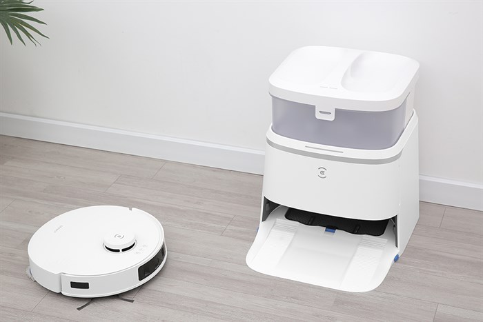 Robot hút bụi lau nhà Ecovacs T30 PRO OMNI - Trắng Màu Trắng