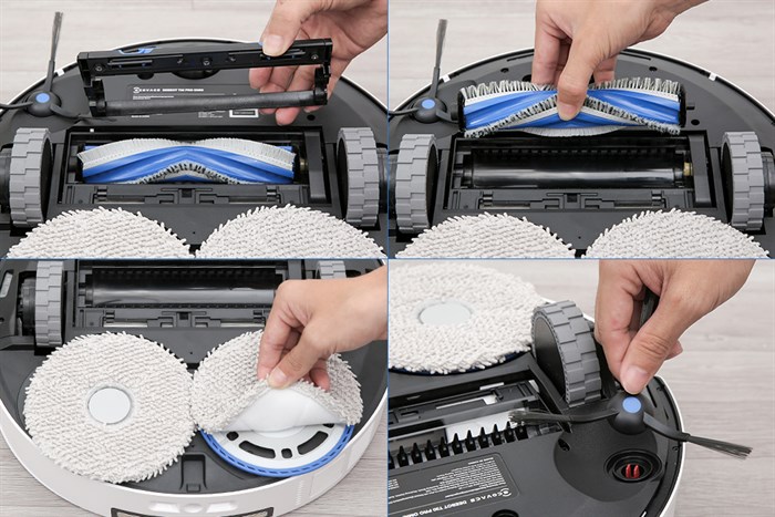 Robot hút bụi lau nhà Ecovacs T30 PRO OMNI - Trắng Màu Trắng