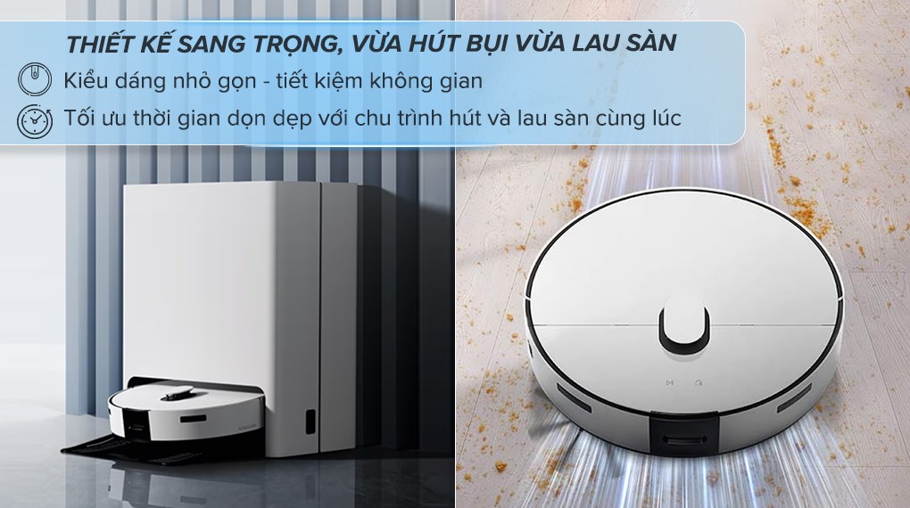 Robot hút bụi lau nhà Samsung VR7MD96514G/SV