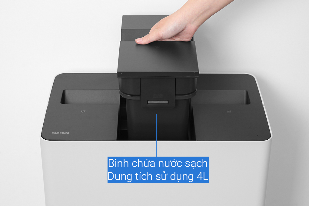 Robot hút bụi lau nhà Samsung VR7MD96514G/SV Màu Trắng