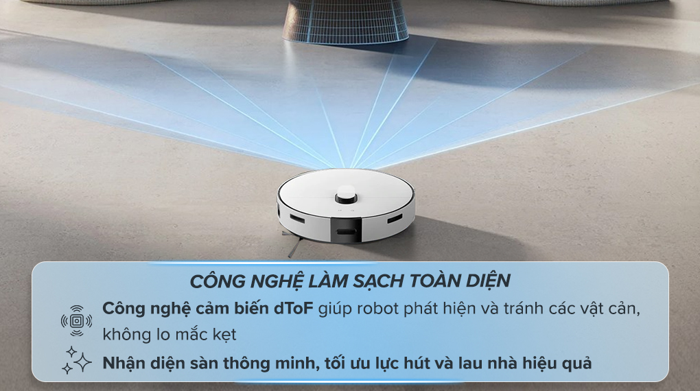 Robot hút bụi lau nhà Samsung VR7MD96514G/SV - Công nghệ