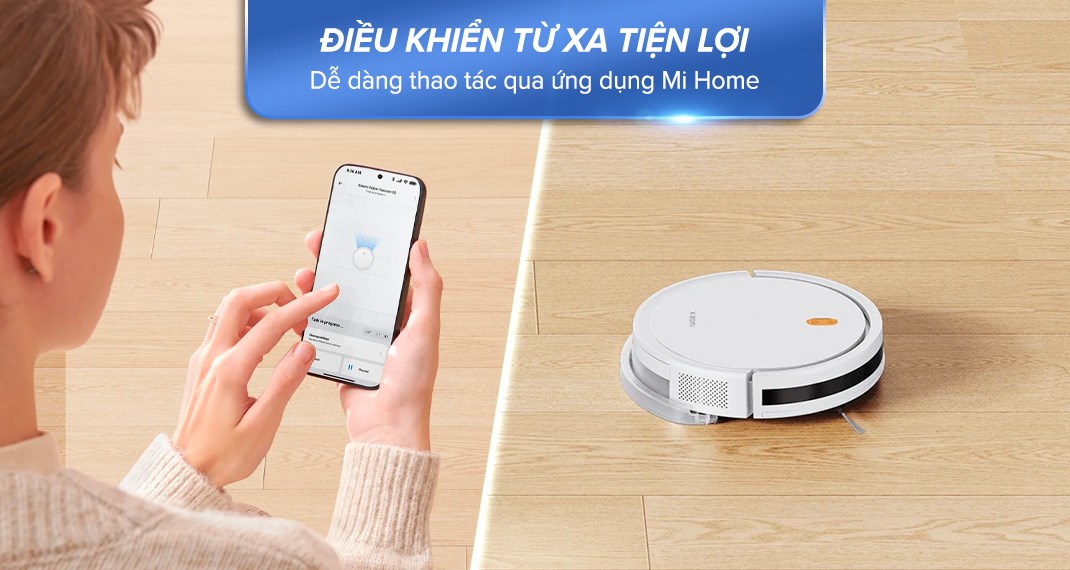 Robot hút bụi lau nhà Xiaomi Vacuum E5 - Trắng