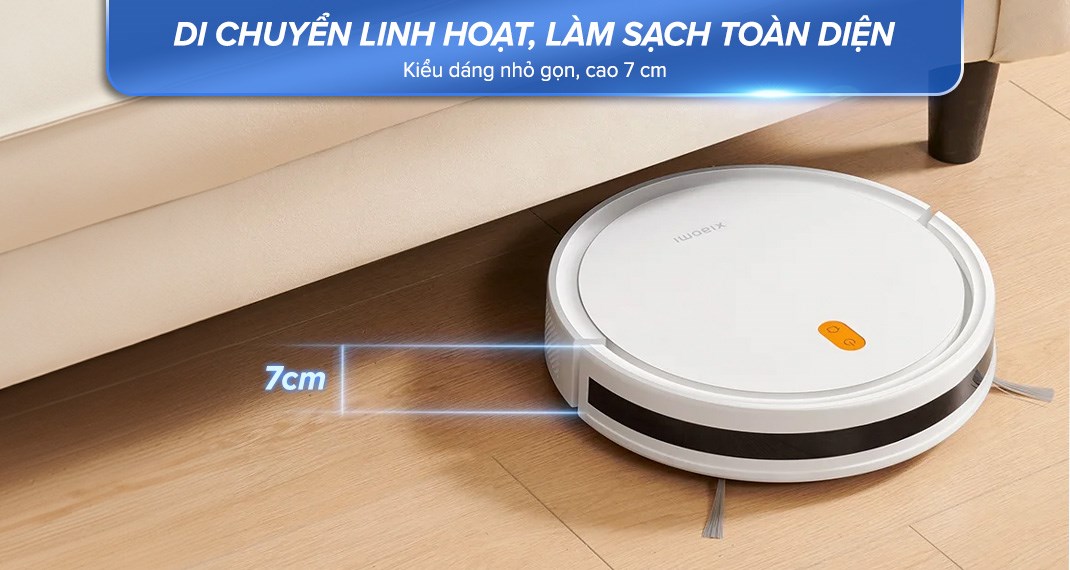 Robot hút bụi lau nhà Xiaomi Vacuum E5 - Trắng