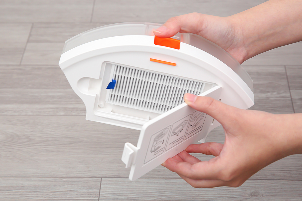 Robot hút bụi lau nhà Xiaomi Vacuum E5 - Trắng Màu Trắng