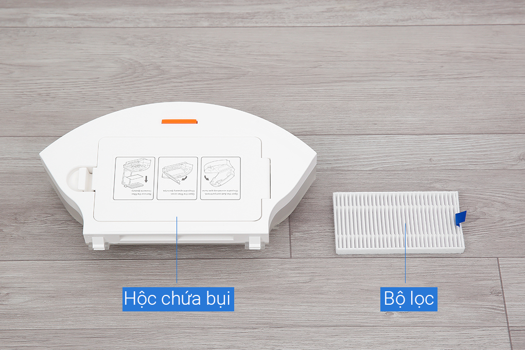 Robot hút bụi lau nhà Xiaomi Vacuum E5 - Trắng Màu Trắng
