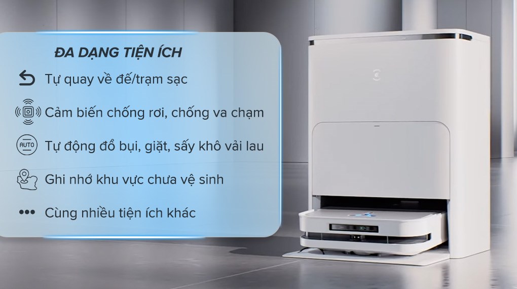 Robot hút bụi lau nhà Ecovacs Deebot X5 PRO OMNI