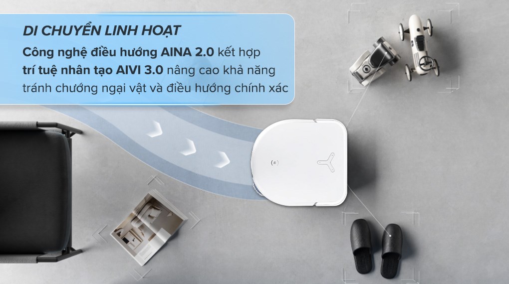 Robot hút bụi lau nhà Ecovacs Deebot X5 PRO OMNI