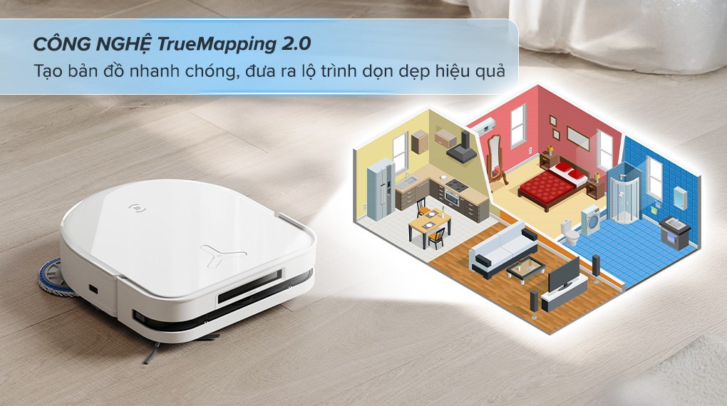 Robot hút bụi lau nhà Ecovacs Deebot X5 PRO OMNI