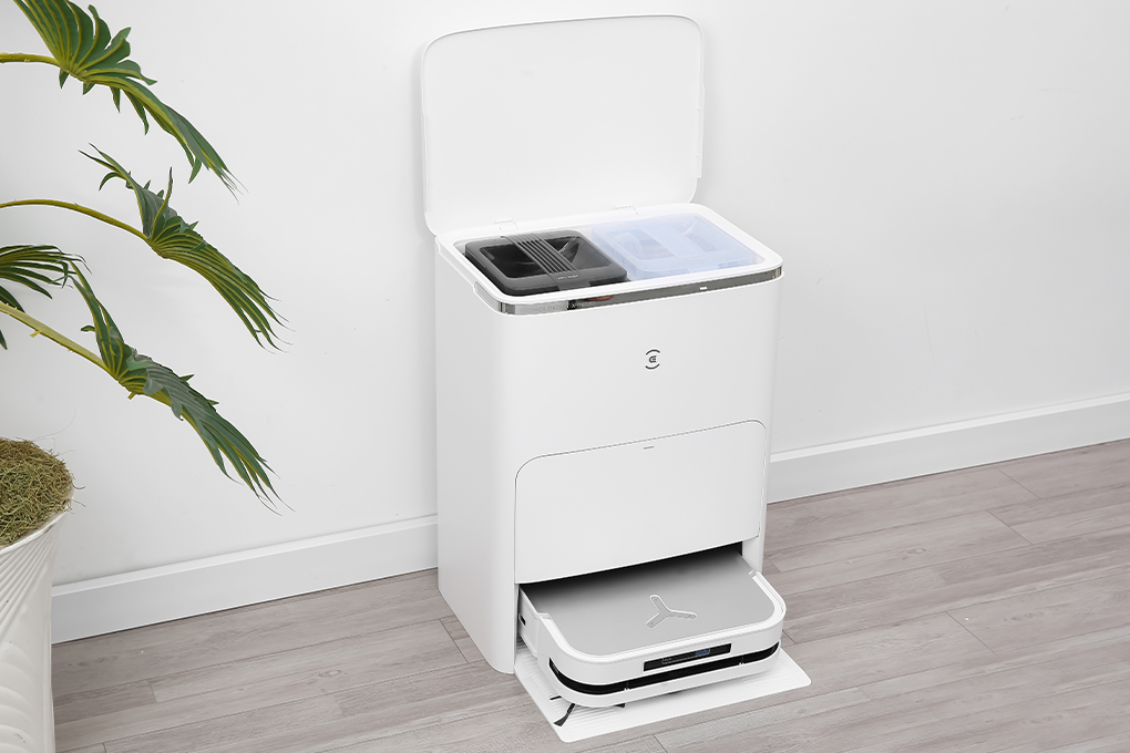 Robot hút bụi lau nhà Ecovacs Deebot X5 PRO OMNI Màu Trắng
