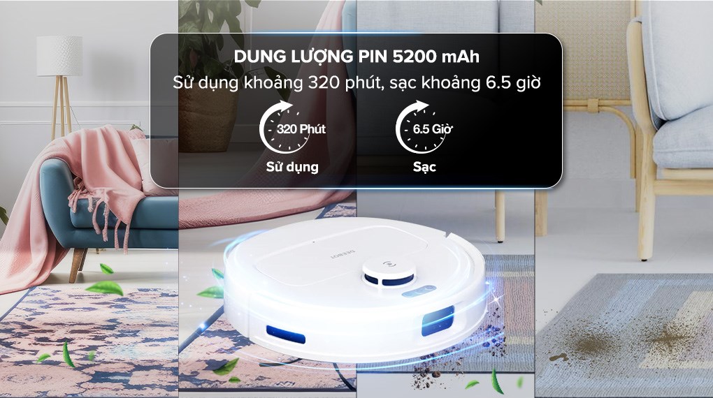 Robot hút bụi lau nhà Ecovacs N30 PRO OMNI