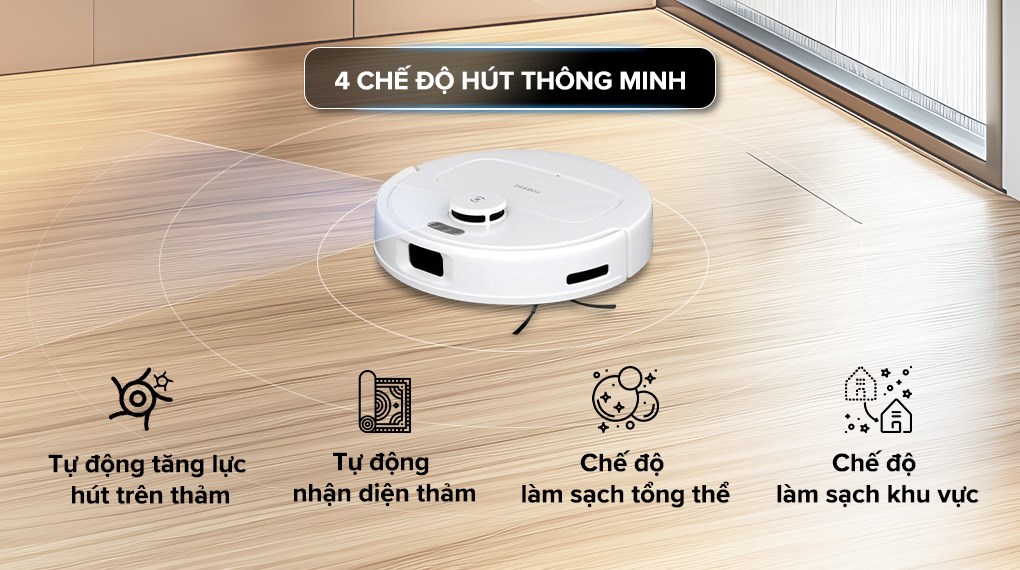Robot hút bụi lau nhà Ecovacs N30 PRO OMNI