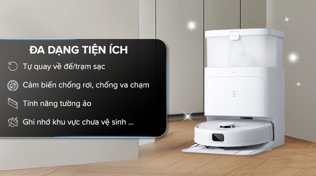 Robot hút bụi lau nhà Ecovacs N30 PRO OMNI