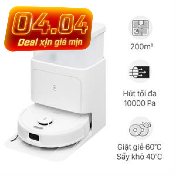 Robot hút bụi lau nhà Ecovacs N30 PRO OMNI