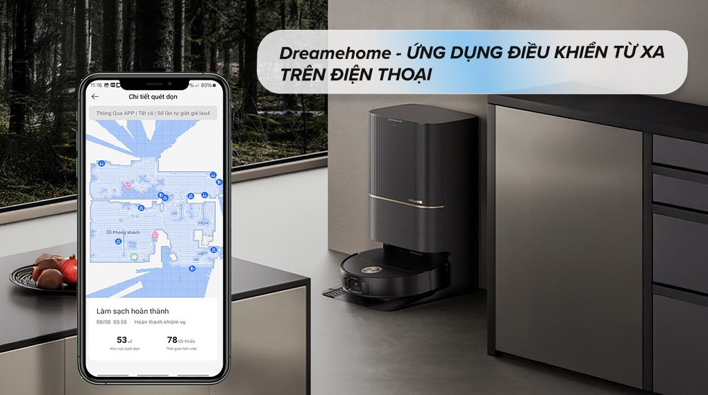 Robot hút bụi lau nhà Dreame X50 Ultra