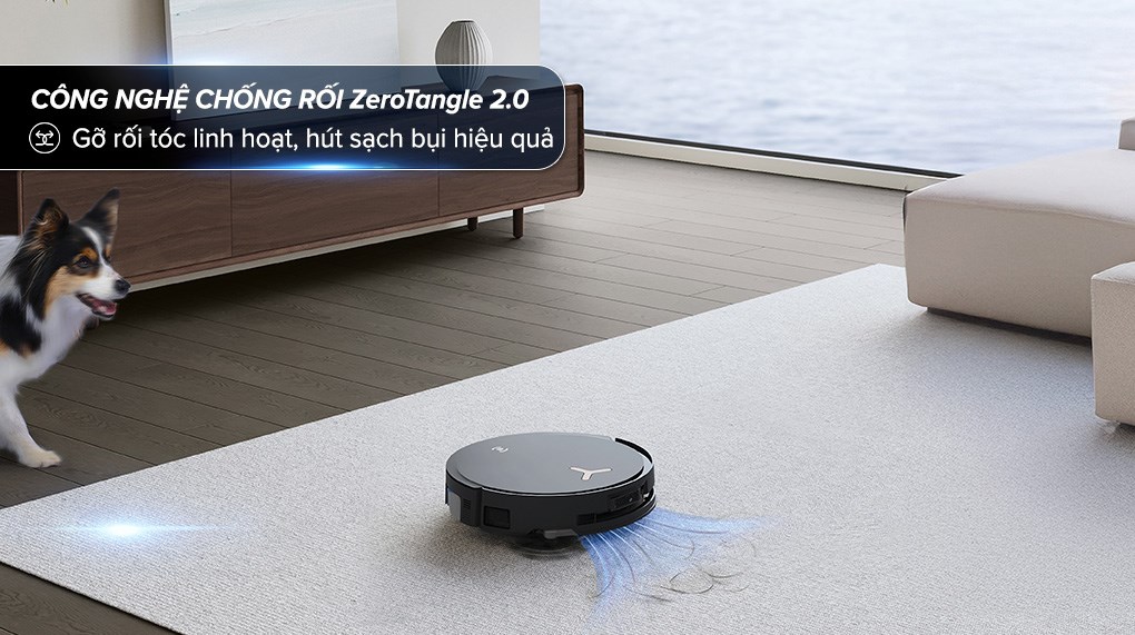 Robot hút bụi lau nhà Ecovacs X8 PRO OMNI - Đen