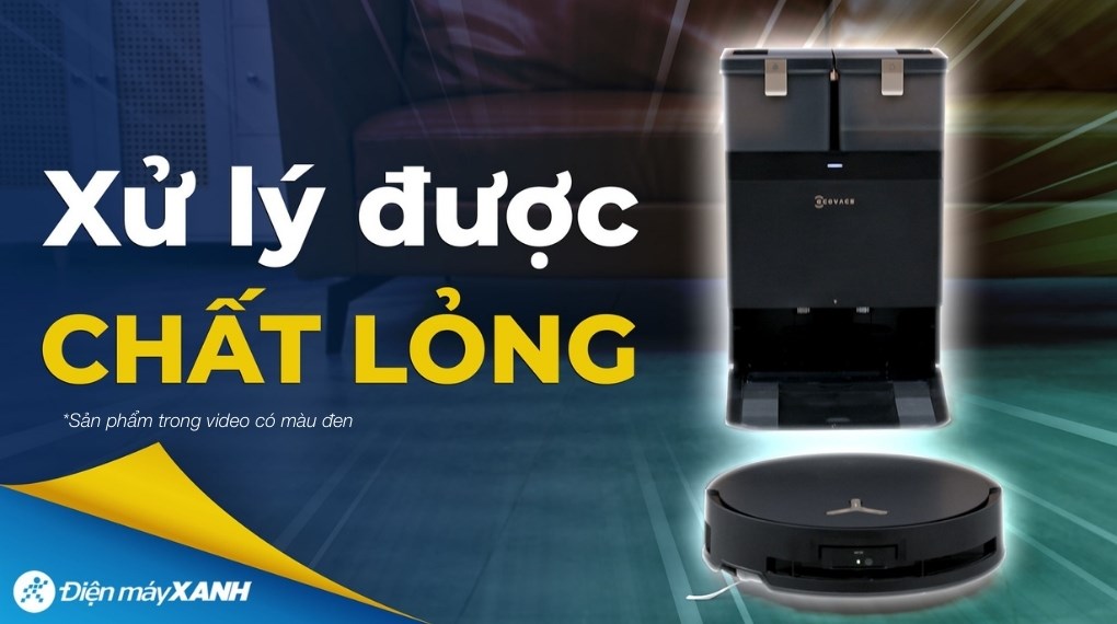 Robot hút bụi lau nhà Ecovacs X8 PRO OMNI - Trắng