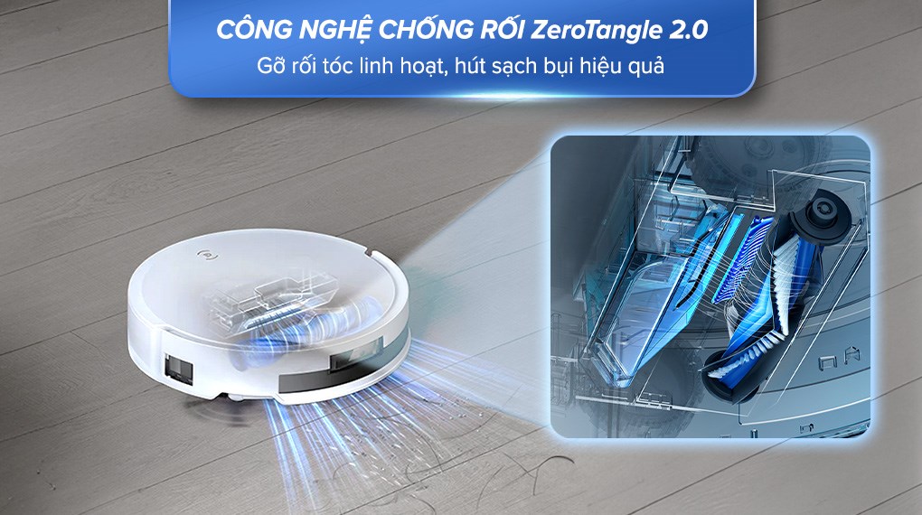 Robot hút bụi lau nhà Ecovacs Deebot X8 PRO OMNI - Trắng