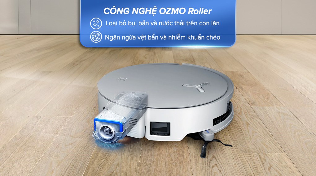 Robot hút bụi lau nhà Ecovacs X8 PRO OMNI - Trắng