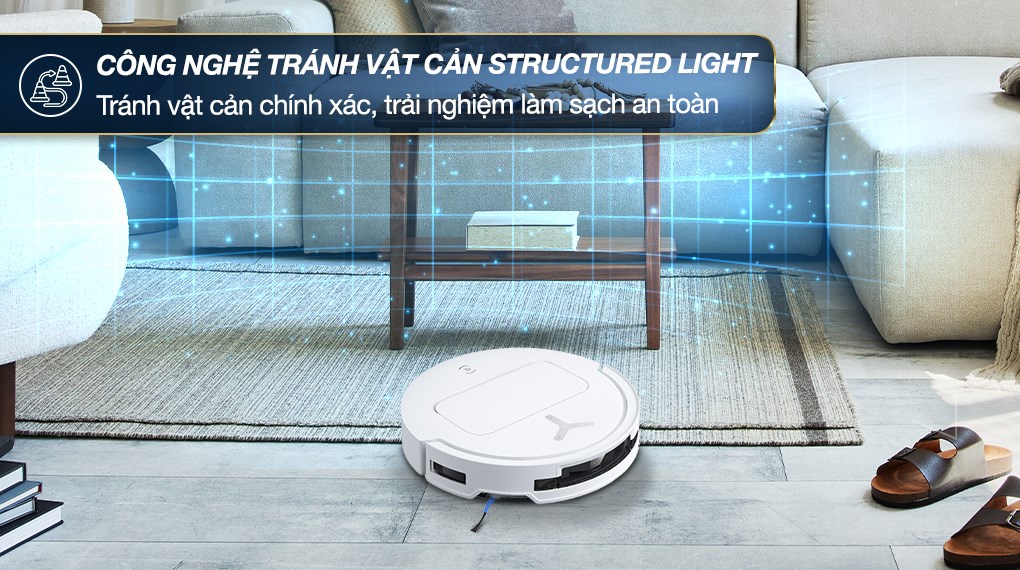 Robot hút bụi lau nhà Ecovacs Deebot T50 OMNI
