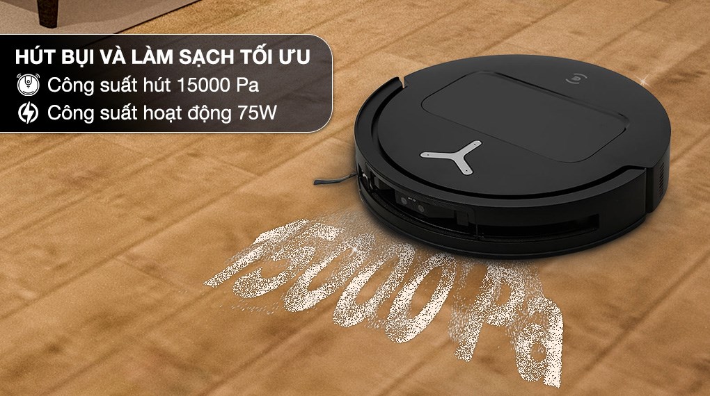 Robot hút bụi lau nhà Ecovacs Deebot T50 Pro OMNI - Đen