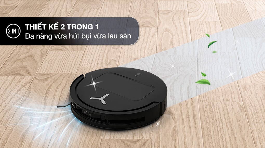 Robot hút bụi lau nhà Ecovacs Deebot T50 Pro OMNI - Đen