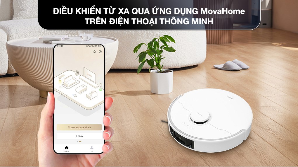 Robot hút bụi lau nhà Mova P50 Ultra