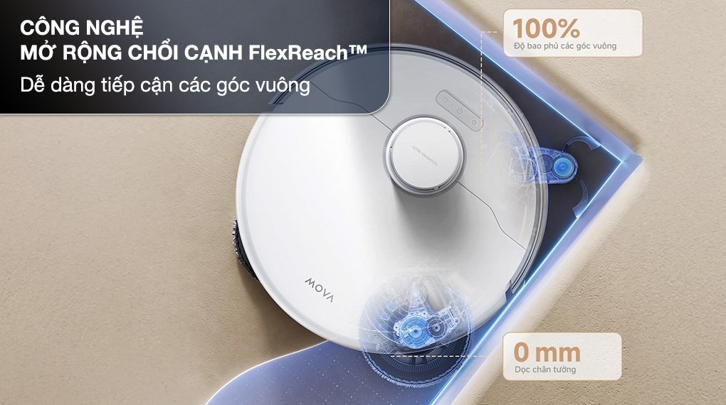 Robot hút bụi lau nhà Mova P50 Ultra