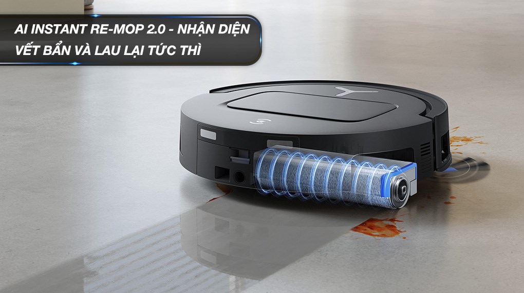 Robot hút bụi lau nhà Ecovacs Deebot T80 OMNI - Đen