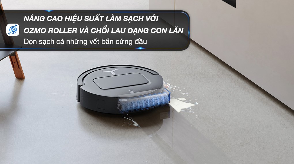 Robot hút bụi lau nhà Ecovacs Deebot T80 OMNI - Đen