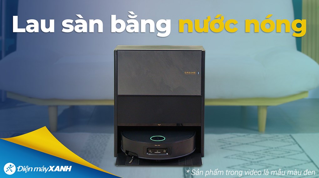 Robot hút bụi lau nhà Dreame Aqua 10 Pro Track - Trắng