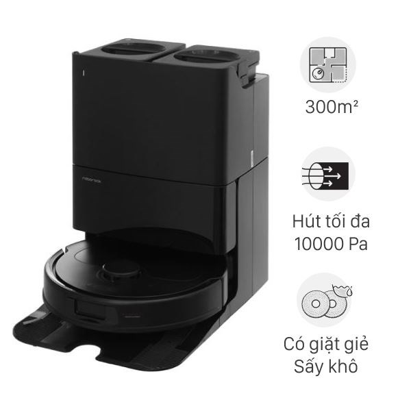 Robot hút bụi lau nhà Roborock QR 798 - Đen