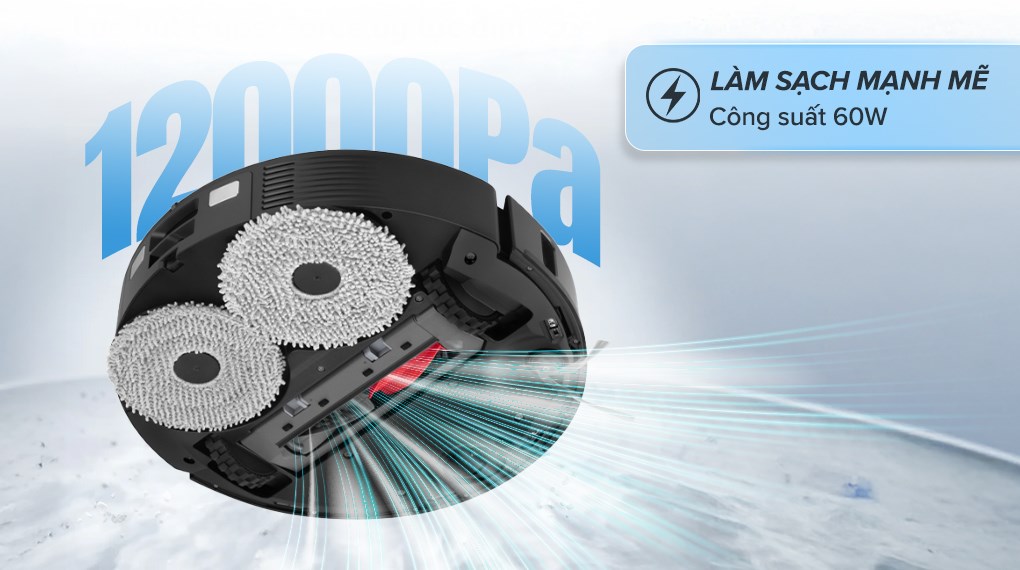 Robot hút bụi lau nhà Roborock Q Revo 5AE - Đen