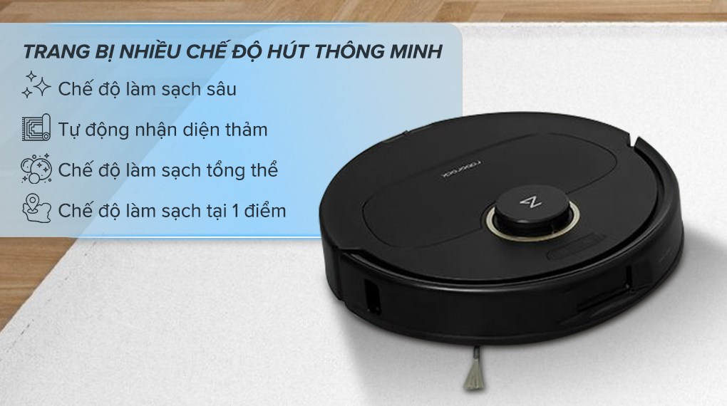 Robot hút bụi lau nhà Roborock Q Revo 5AE - Đen Robot hút bụi lau nhà Roborock Q Revo 5AE được tích hơp công nghệ FlexiArm giúp làm sạch hiệu quả các ngóc ngách