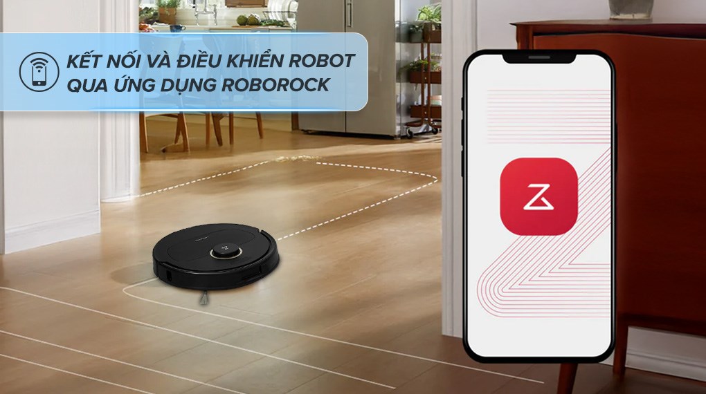 Robot hút bụi lau nhà Roborock Q Revo 5AE - Đen
