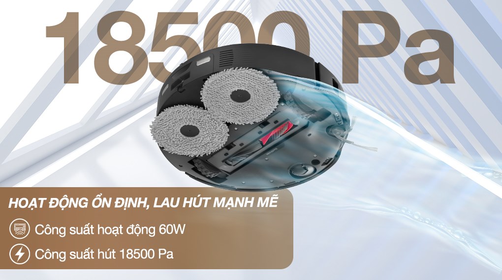 Robot hút bụi lau nhà Roborock Q Revo 5V1 - Đen