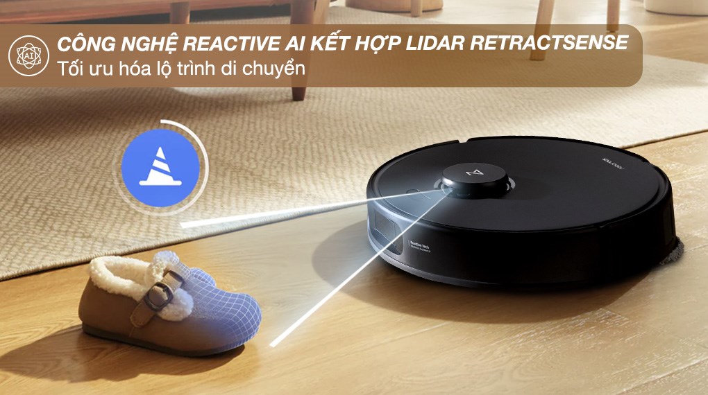 Robot hút bụi lau nhà Roborock Q Revo 5V1 - Đen