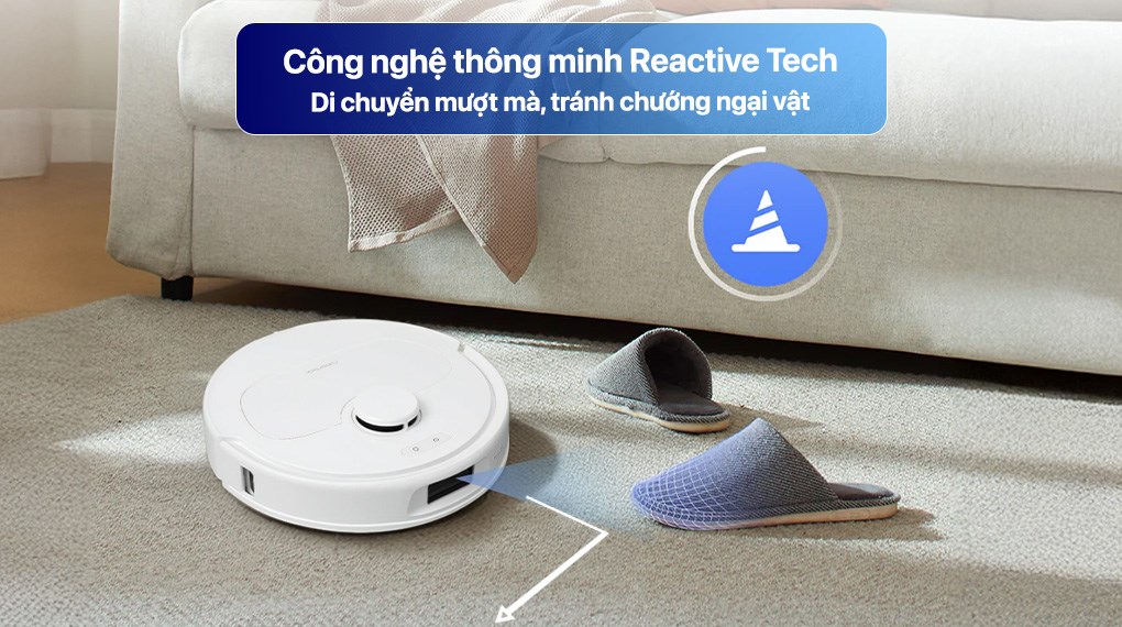Robot hút bụi lau nhà Roborock QR 798 - Trắng