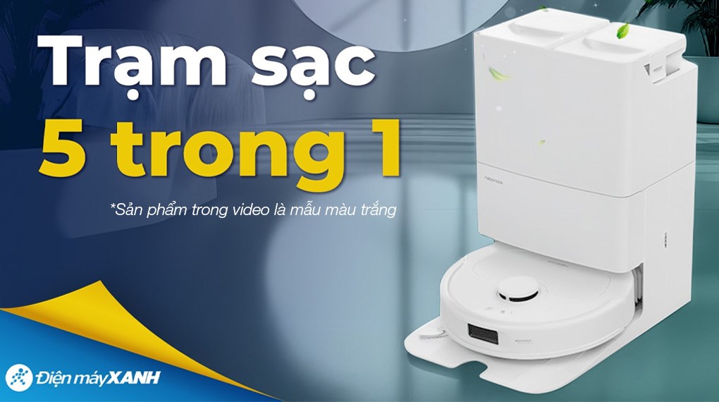Robot hút bụi lau nhà Roborock QR 798 - Trắng