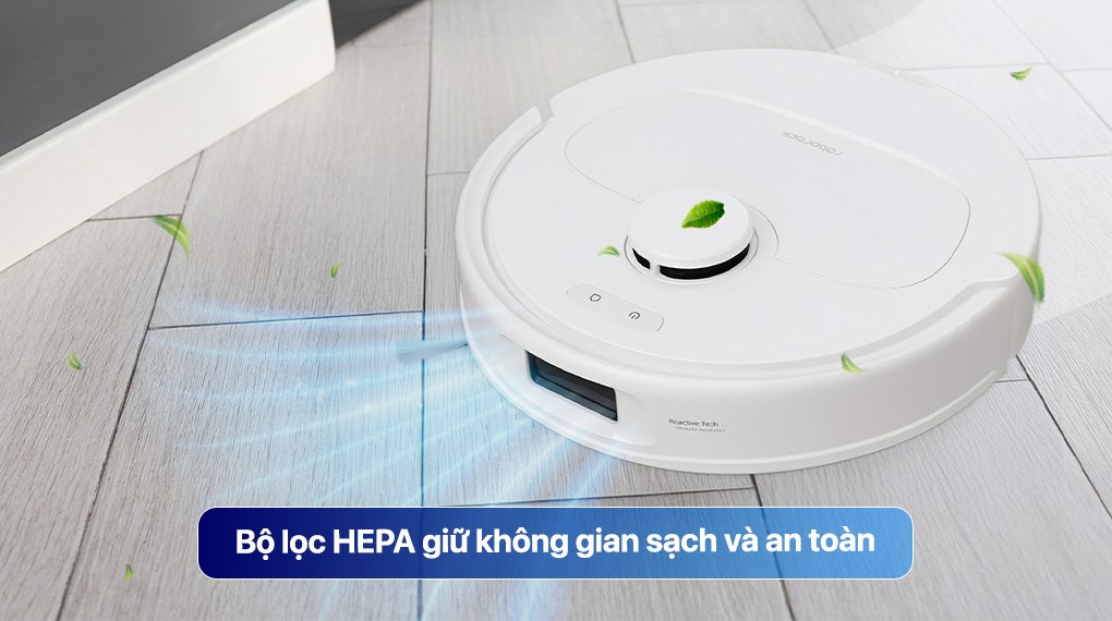 Robot hút bụi lau nhà Roborock QR 798 - Trắng