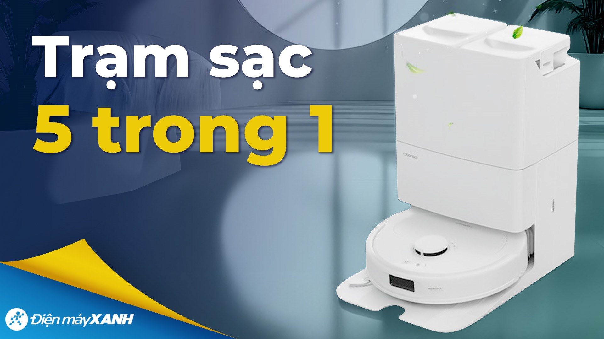 Robot hút bụi lau nhà Roborock QR 798 - Trắng