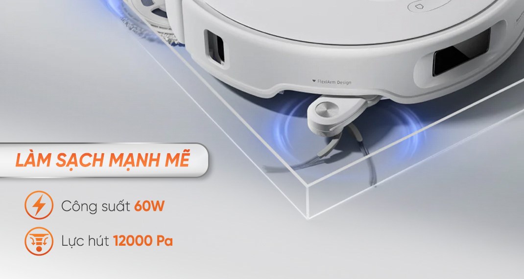 Robot hút bụi lau nhà Roborock Q Revo 5AE - Trắng