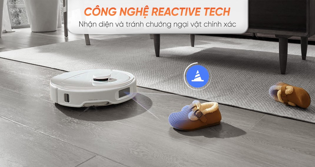 Robot hút bụi lau nhà Roborock Q Revo 5AE - Trắng