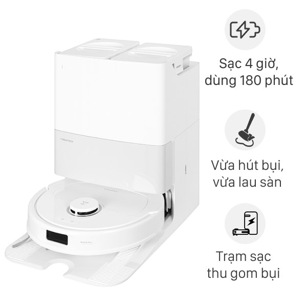 Robot hút bụi lau nhà Roborock Q Revo 5AE - Trắng