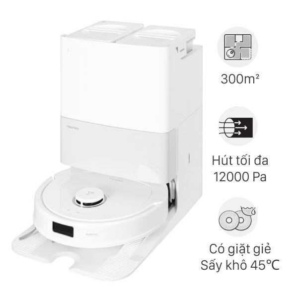 Robot hút bụi lau nhà Roborock Q Revo 5AE - Trắng