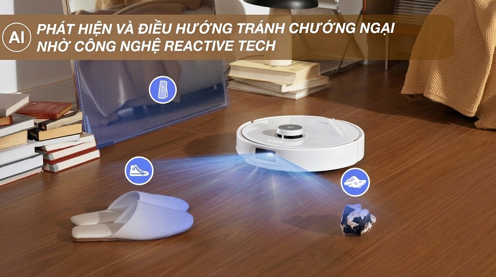 Robot hút bụi lau nhà Roborock Q Revo 5V1 - Trắng